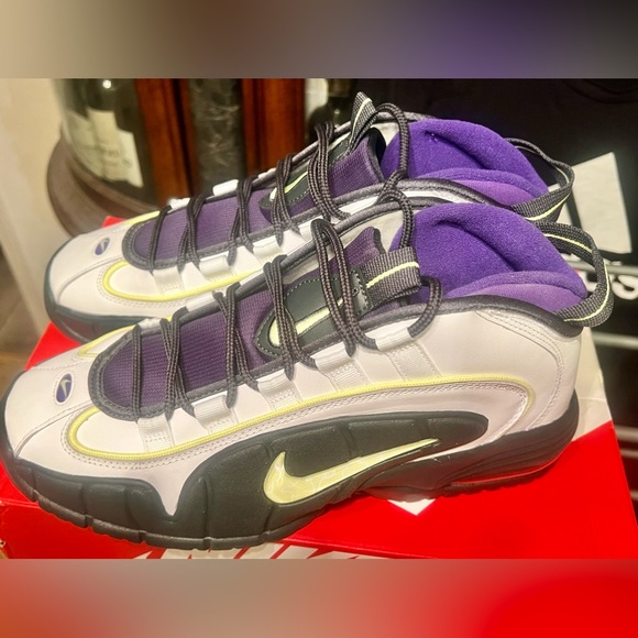 Nike Air Max Penny 2024 White/Lemon Twist Men Women Shoes - Picture 8 of 9